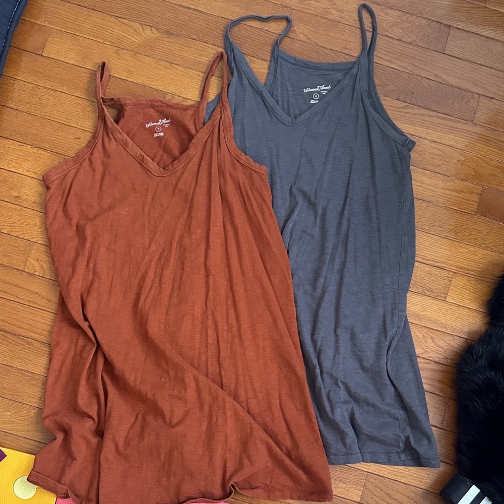 2 100% cotton dresses